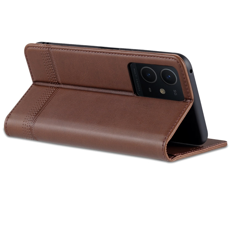 For Vivo Y33s 5G/Y75 5G Leather Wallet Case with Card Holder & Magnetic Closure