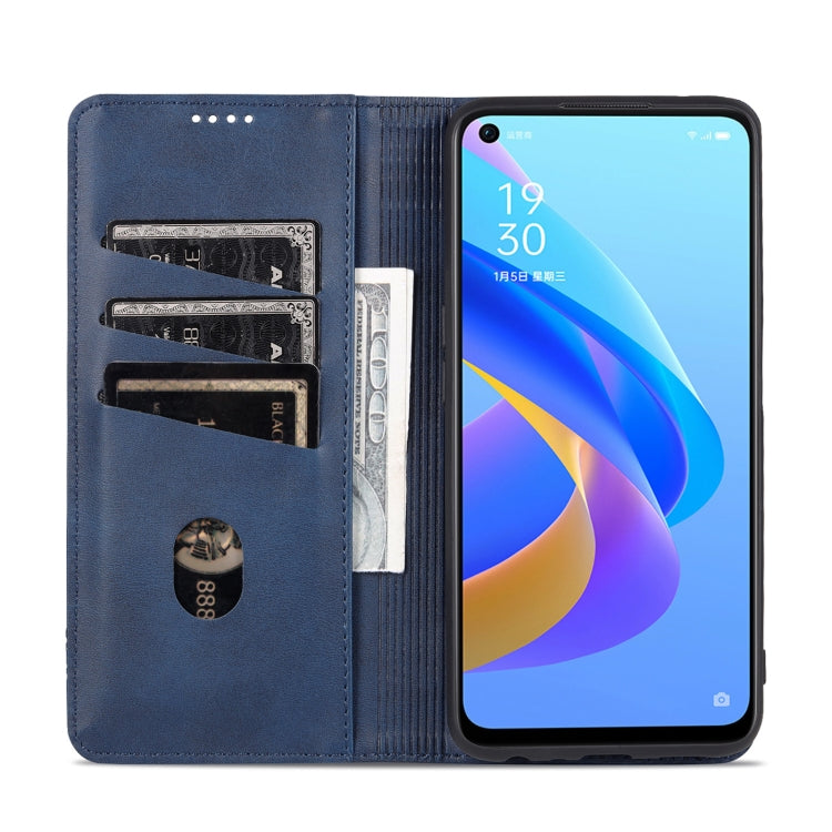 For OPPO K10/A96 4G/Realme 9i Leather Wallet Case with Card Holder & Magnetic Closure