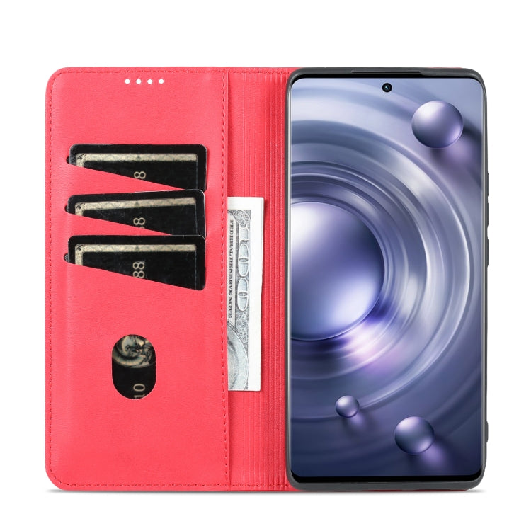 For Vivo X80 Pro Leather Wallet Case with Card Holder & Magnetic Closure