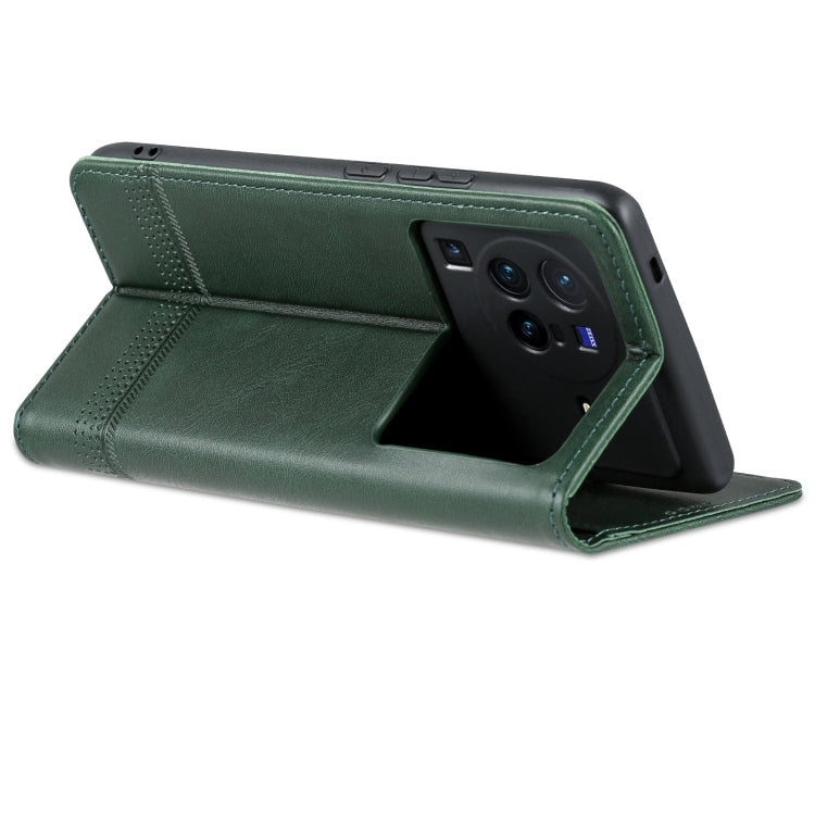 For Vivo X80 Pro Leather Wallet Case with Card Holder & Magnetic Closure