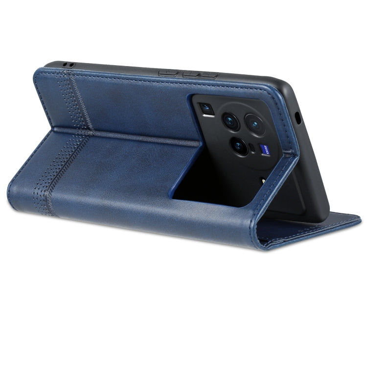 For Vivo X80 Pro Leather Wallet Case with Card Holder & Magnetic Closure
