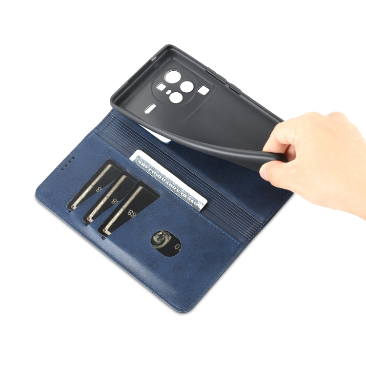For Vivo X80 Pro Leather Wallet Case with Card Holder & Magnetic Closure