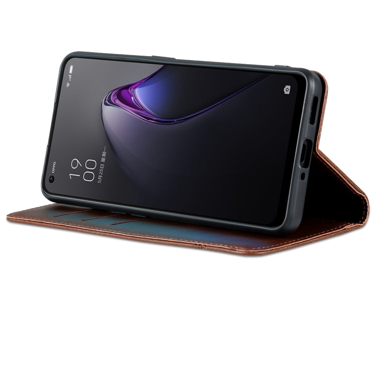 For OPPO Reno8 Pro Leather Wallet Case with Card Holder & Magnetic Closure