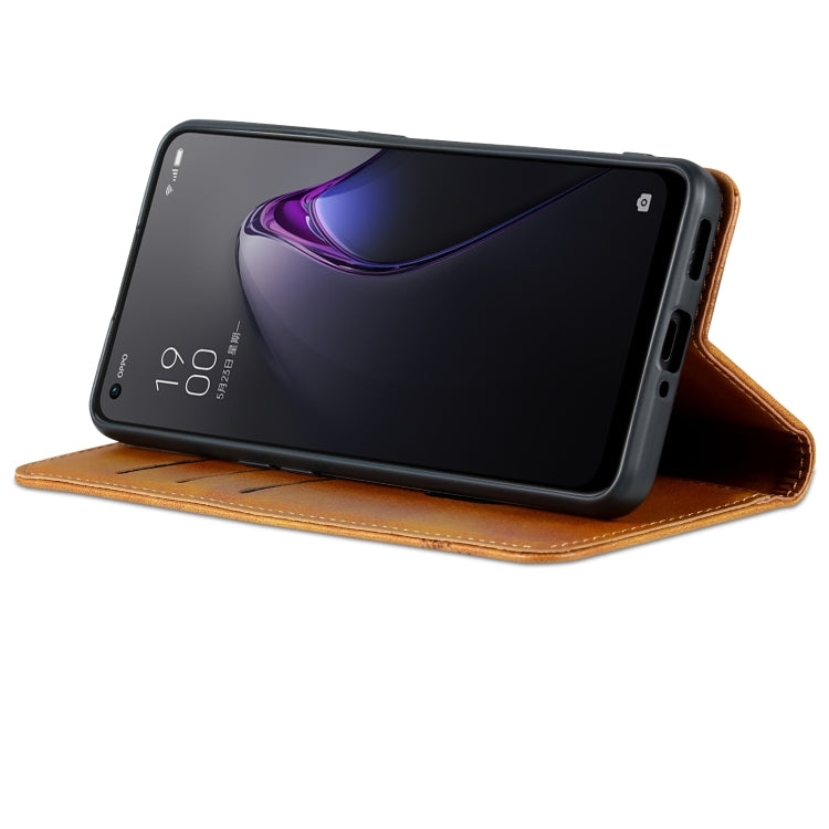 For OPPO Reno8 Pro Leather Wallet Case with Card Holder & Magnetic Closure