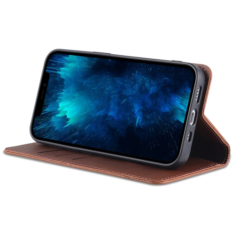 For iPhone 13 mini Leather Wallet Case with Card Holder & Magnetic Closure