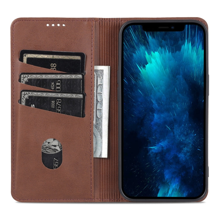 For iPhone 13 Leather Wallet Case with Card Holder & Magnetic Closure