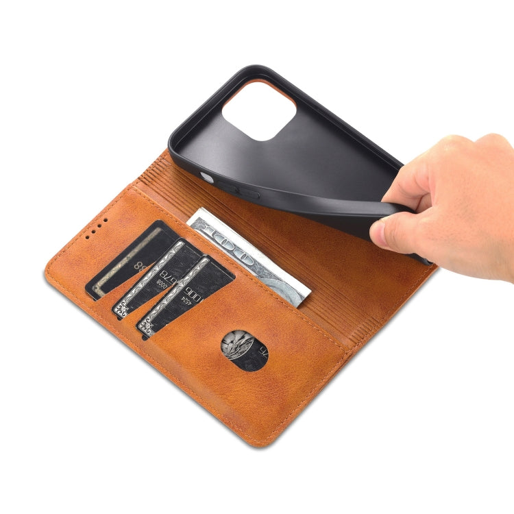 For iPhone 13 Leather Wallet Case with Card Holder & Magnetic Closure