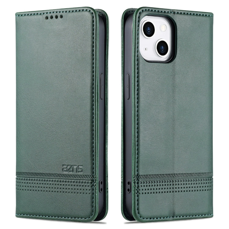 For iPhone 13 Leather Wallet Case with Card Holder & Magnetic Closure