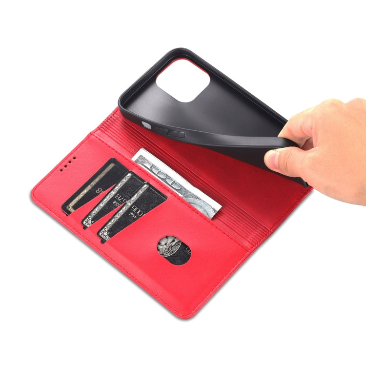 For iPhone 13 Leather Wallet Case with Card Holder & Magnetic Closure