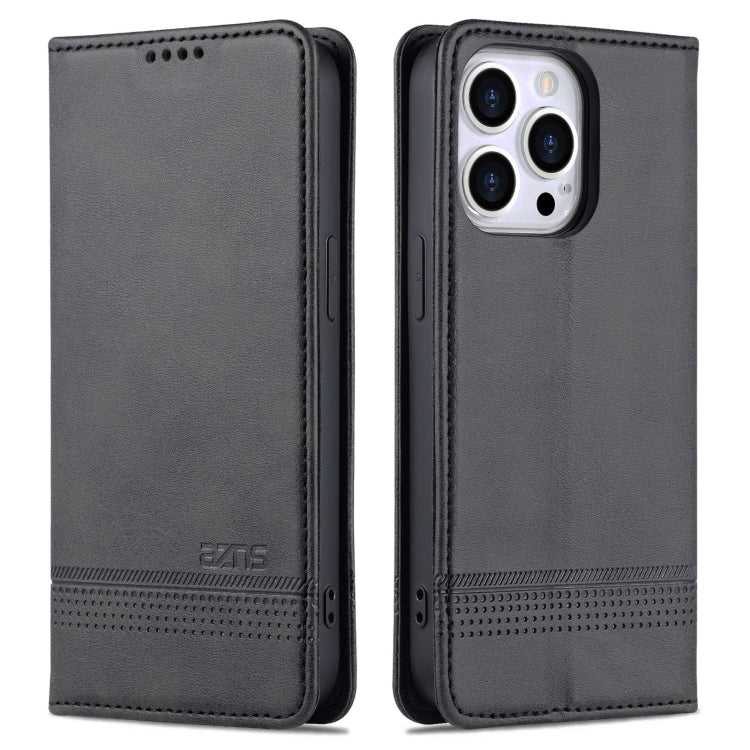iPhone 14 Pro Leather Wallet Case with Card Holder & Magnetic Closure