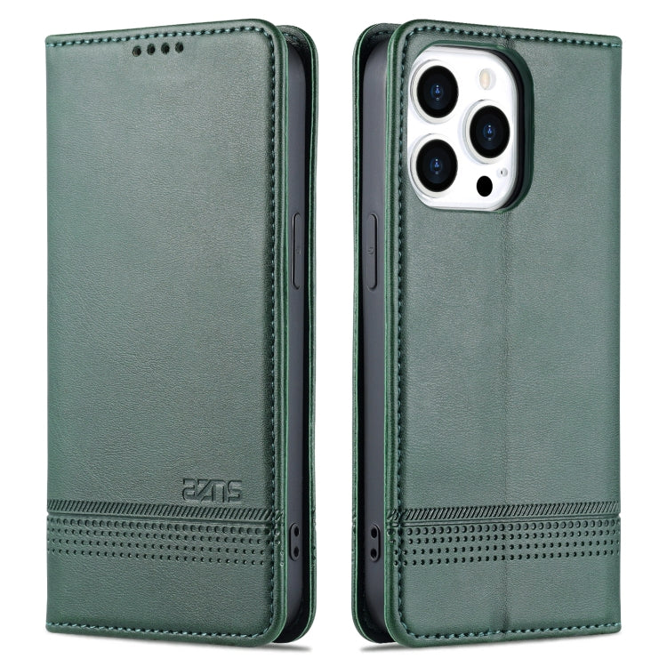 iPhone 14 Pro Max Leather Wallet Case with Card Holder & Magnetic Closure