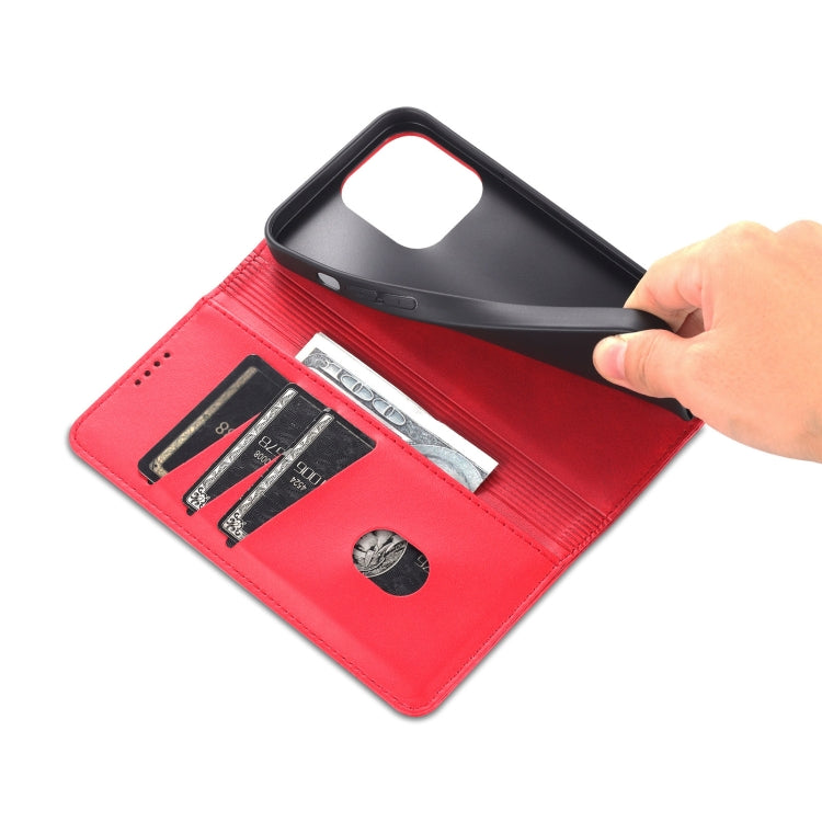 iPhone 14 Pro Max Leather Wallet Case with Card Holder & Magnetic Closure