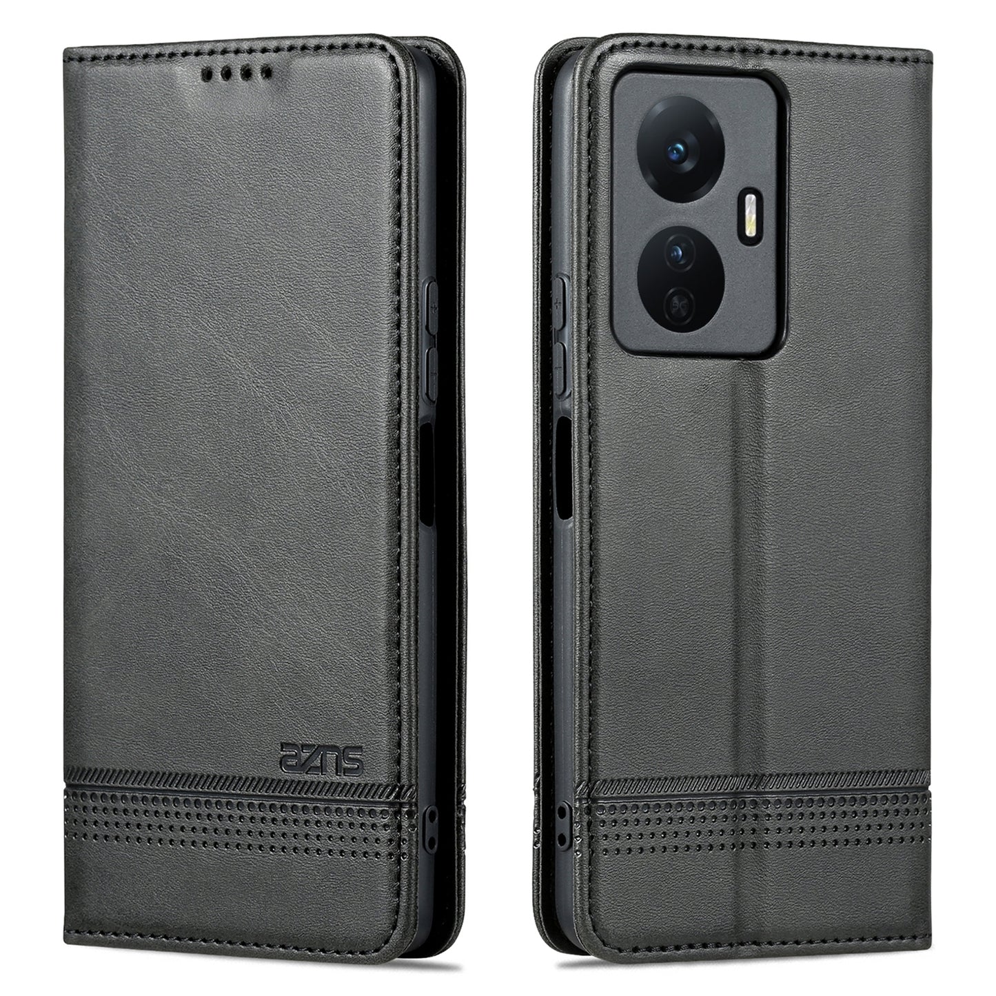 For Vivo Y77e/Y77 5G Leather Wallet Case with Card Holder & Magnetic Closure