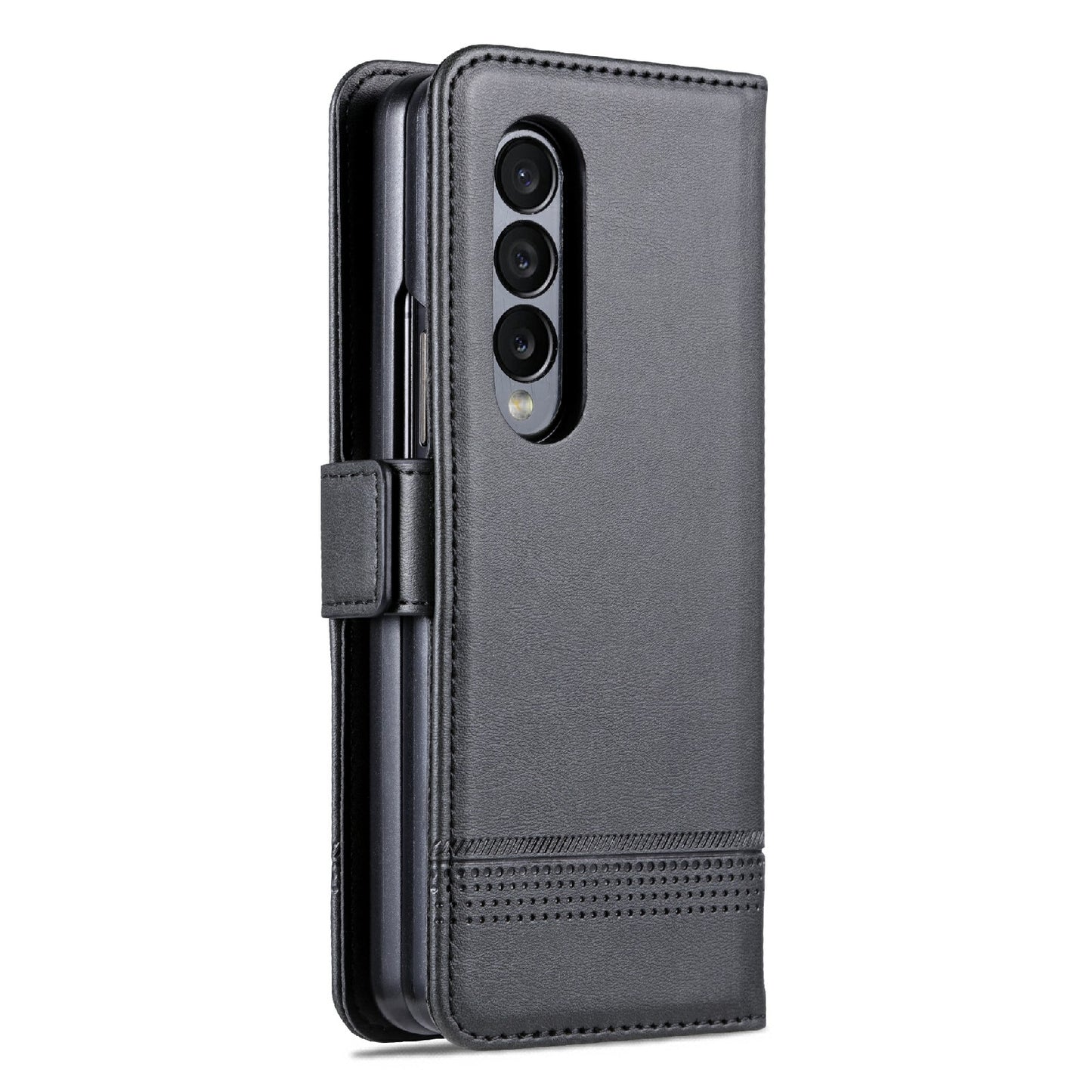 For Samsung Galaxy Z Fold3 5G Leather Wallet Case with Card Holder & Magnetic Closure