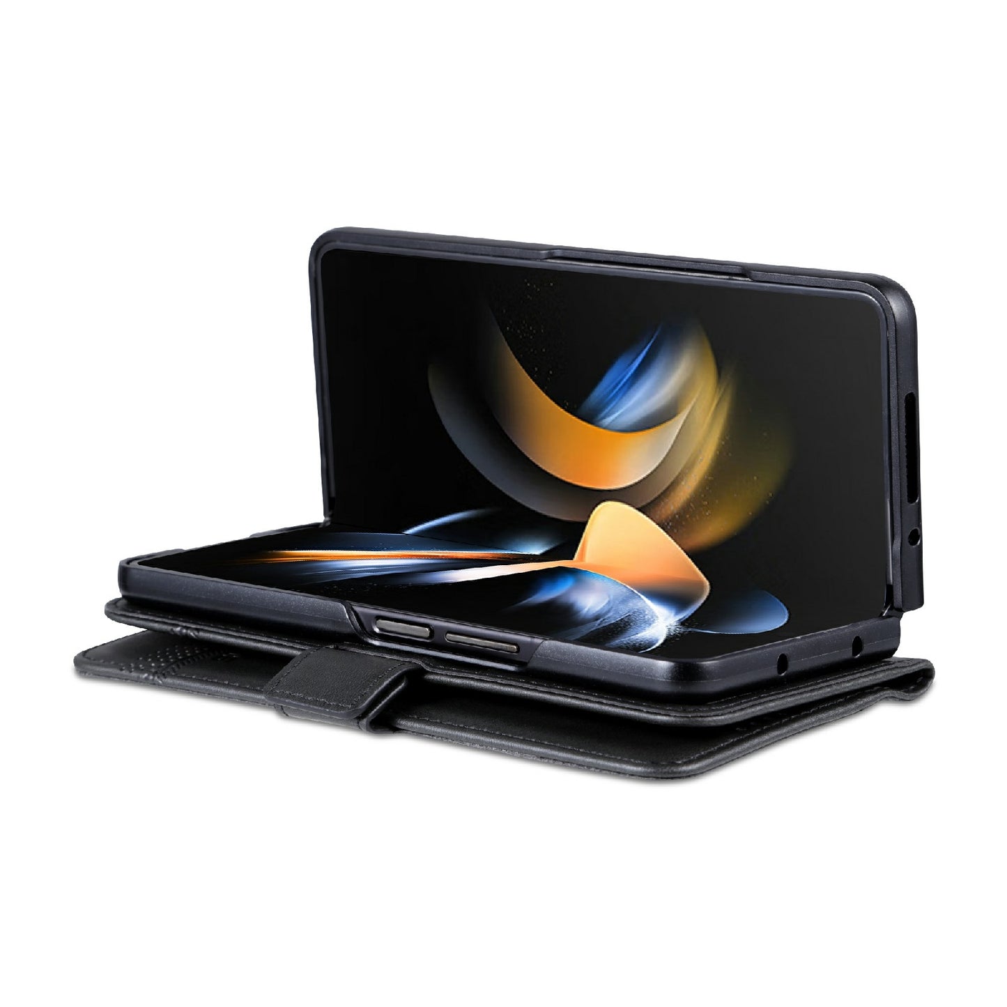 For Samsung Galaxy Z Fold3 5G Leather Wallet Case with Card Holder & Magnetic Closure