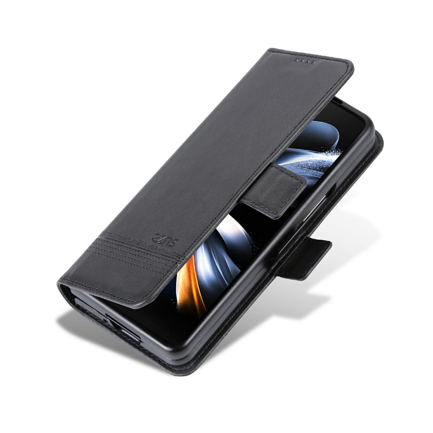 For Samsung Galaxy Z Fold3 5G Leather Wallet Case with Card Holder & Magnetic Closure