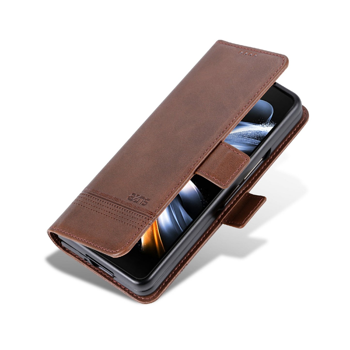 For Samsung Galaxy Z Fold3 5G Leather Wallet Case with Card Holder & Magnetic Closure