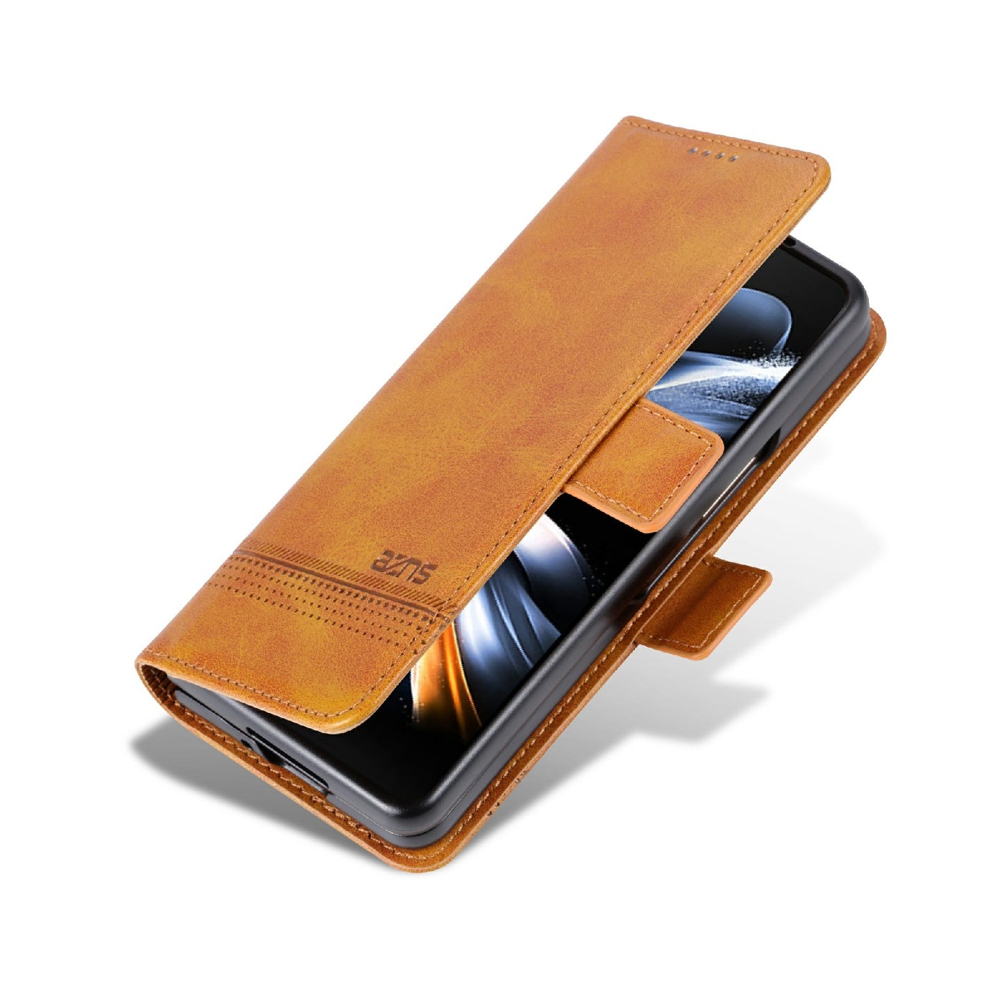 For Samsung Galaxy Z Fold3 5G Leather Wallet Case with Card Holder & Magnetic Closure