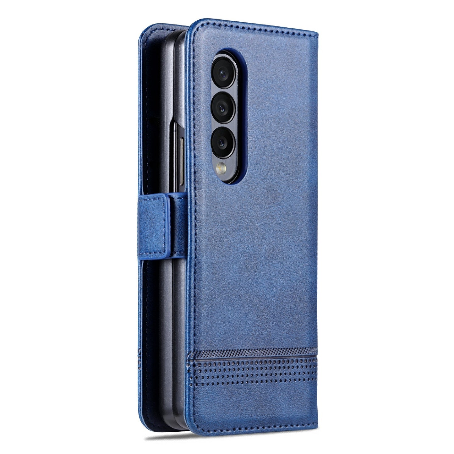 For Samsung Galaxy Z Fold3 5G Leather Wallet Case with Card Holder & Magnetic Closure
