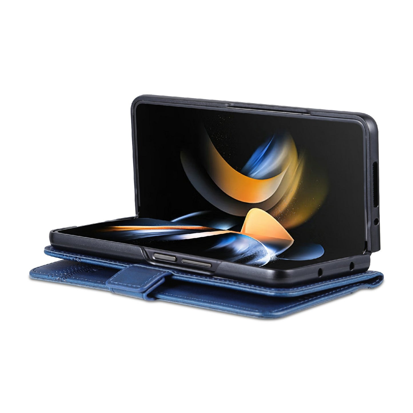 For Samsung Galaxy Z Fold3 5G Leather Wallet Case with Card Holder & Magnetic Closure