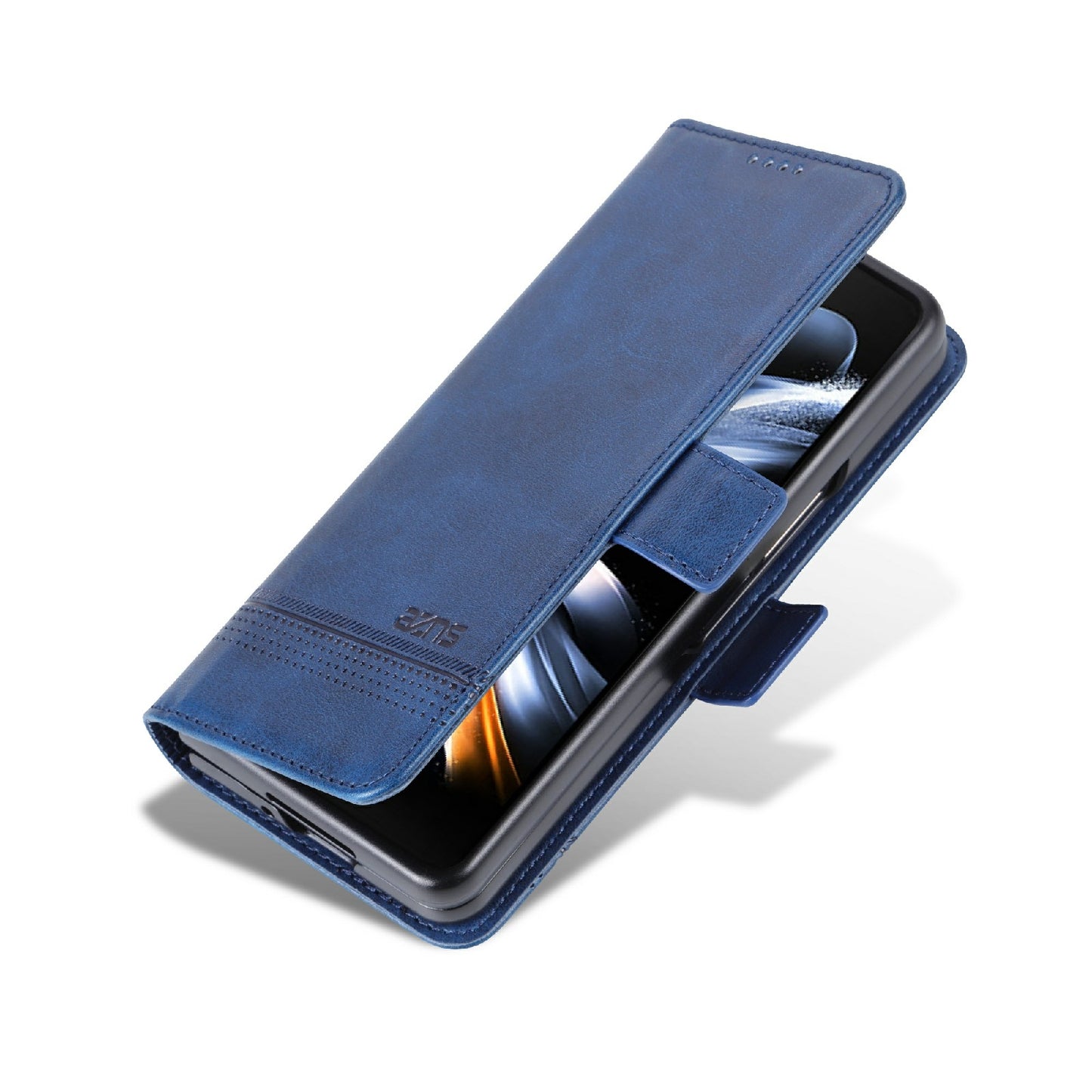 For Samsung Galaxy Z Fold3 5G Leather Wallet Case with Card Holder & Magnetic Closure