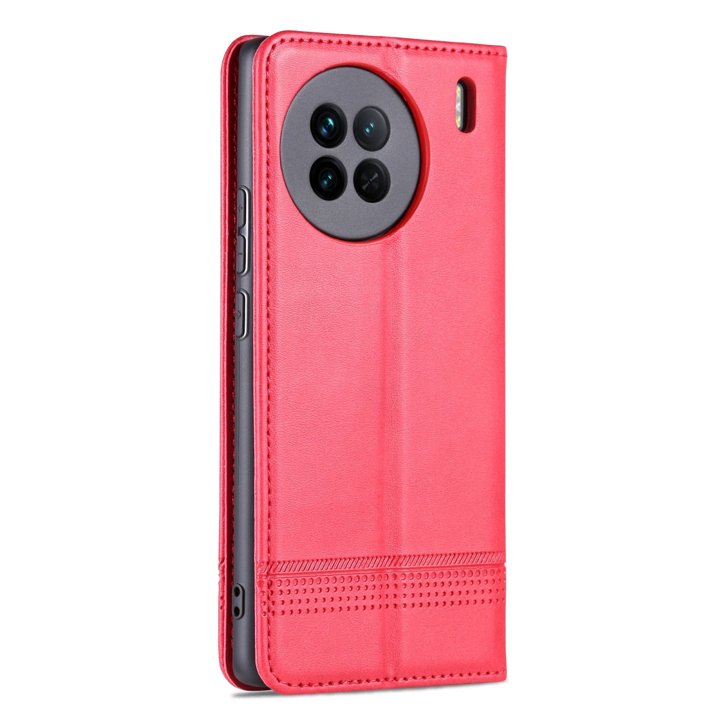 For Vivo X90 Pro Leather Wallet Case with Card Holder & Magnetic Closure