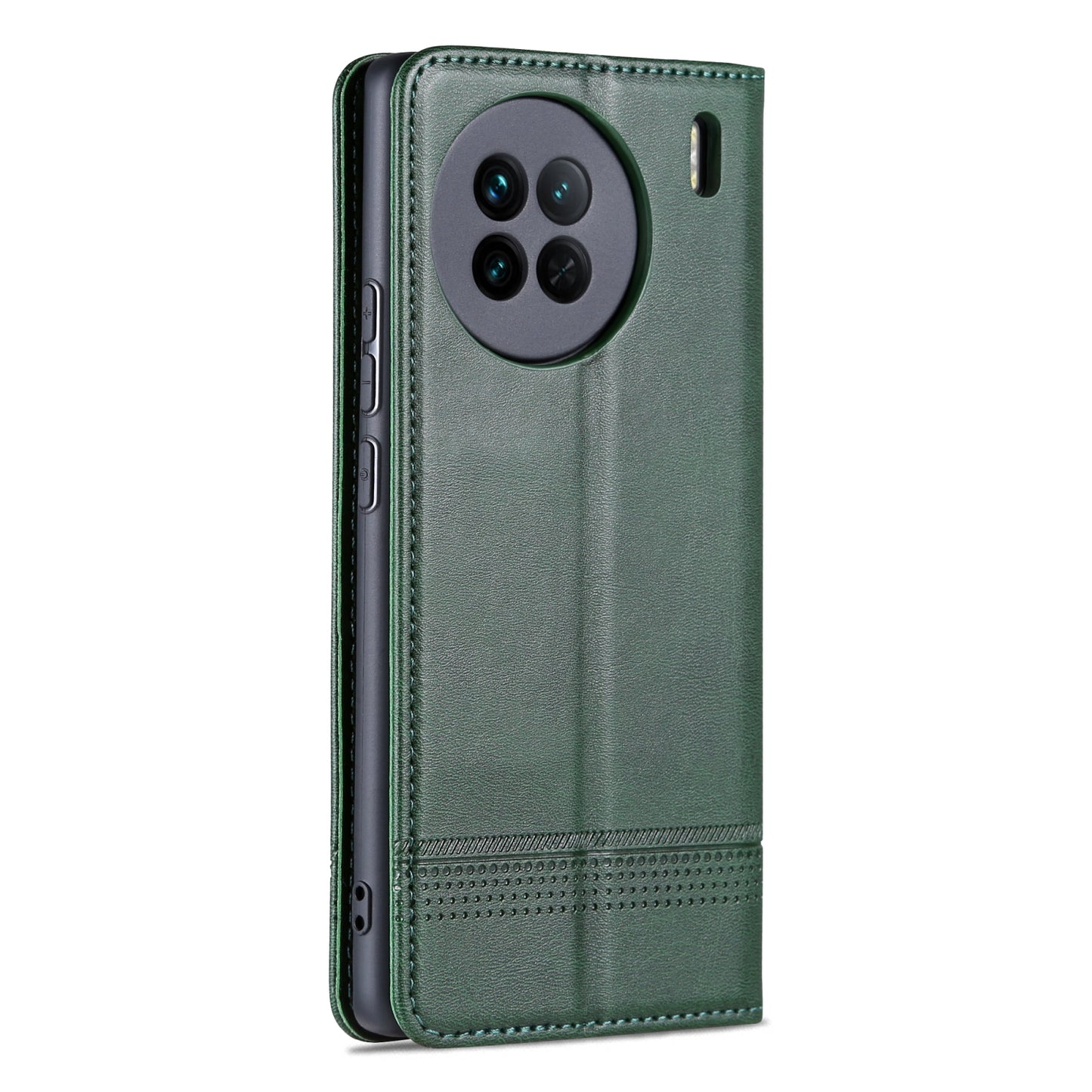 For Vivo X90 Pro Leather Wallet Case with Card Holder & Magnetic Closure