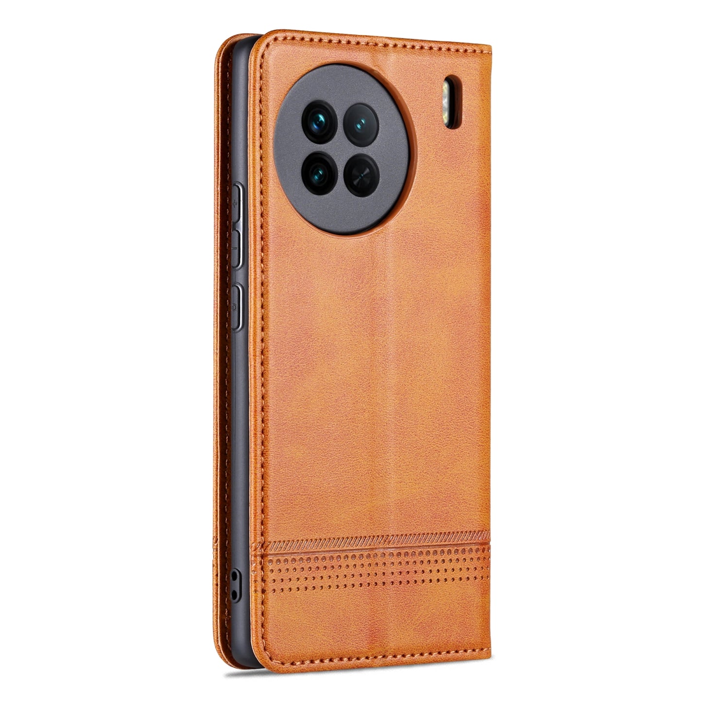 For Vivo X90 Pro Leather Wallet Case with Card Holder & Magnetic Closure