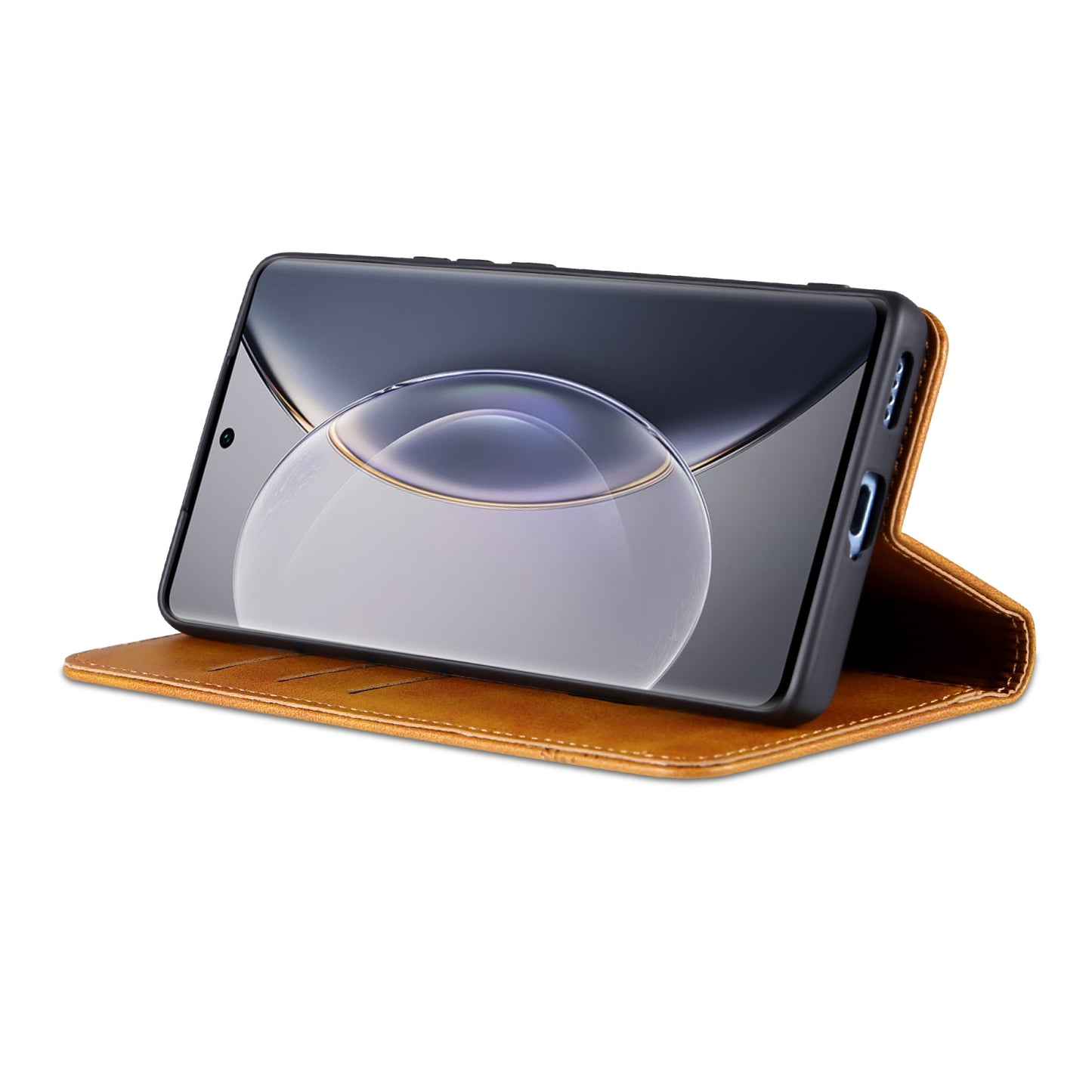 For Vivo X90 Pro Leather Wallet Case with Card Holder & Magnetic Closure