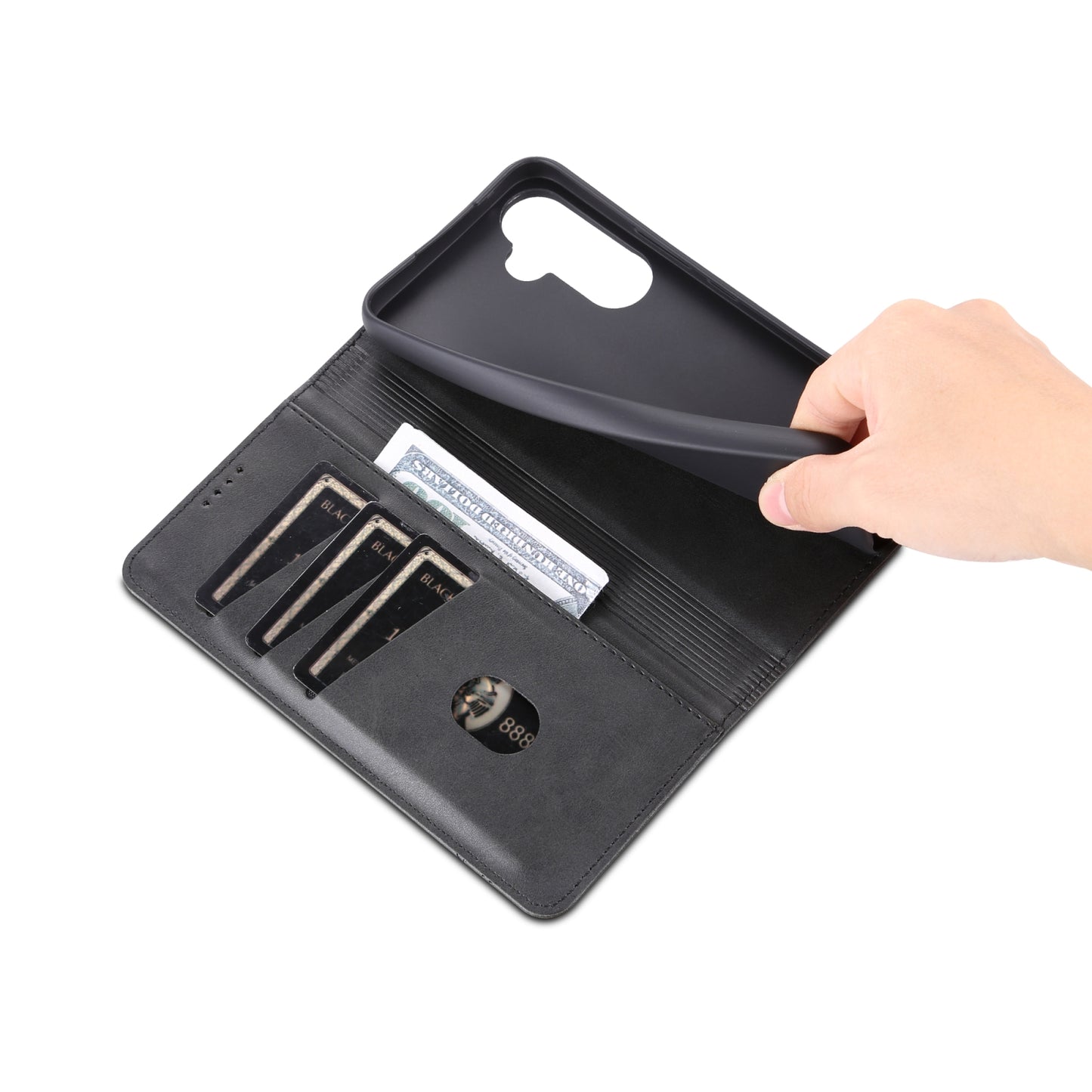 For Samsung Galaxy A54 5G Leather Wallet Case with Card Holder & Magnetic Closure