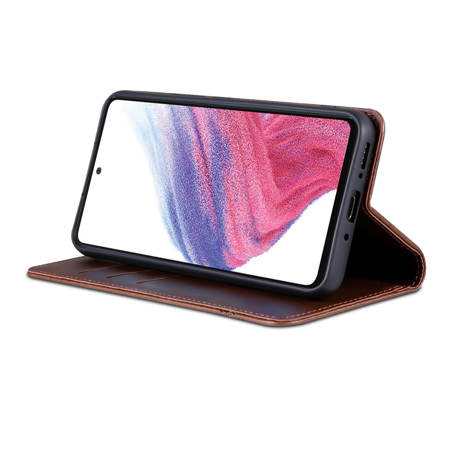 For Samsung Galaxy A54 5G Leather Wallet Case with Card Holder & Magnetic Closure