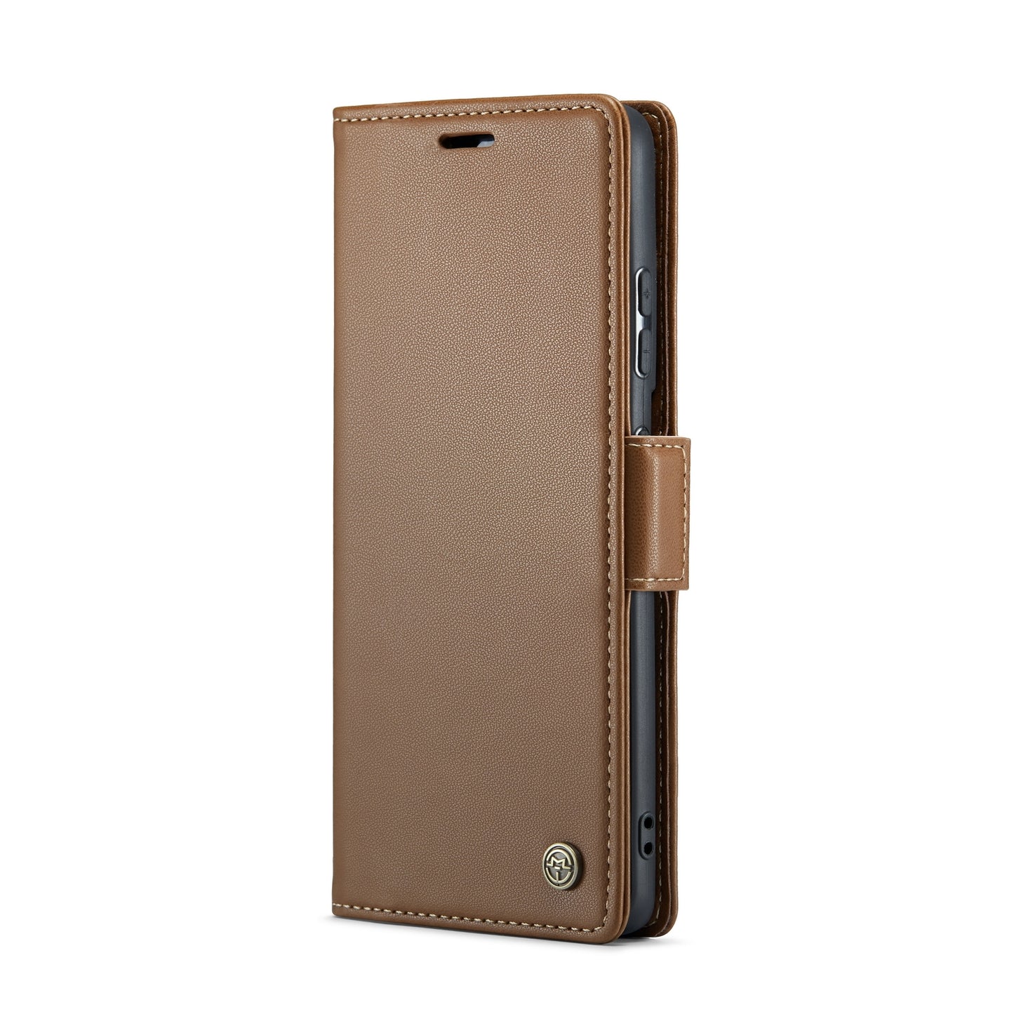 For Samsung Galaxy S21 Ultra 5G Leather Case - RFID Anti-theft, Card Slot, Stand, Litchi Texture
