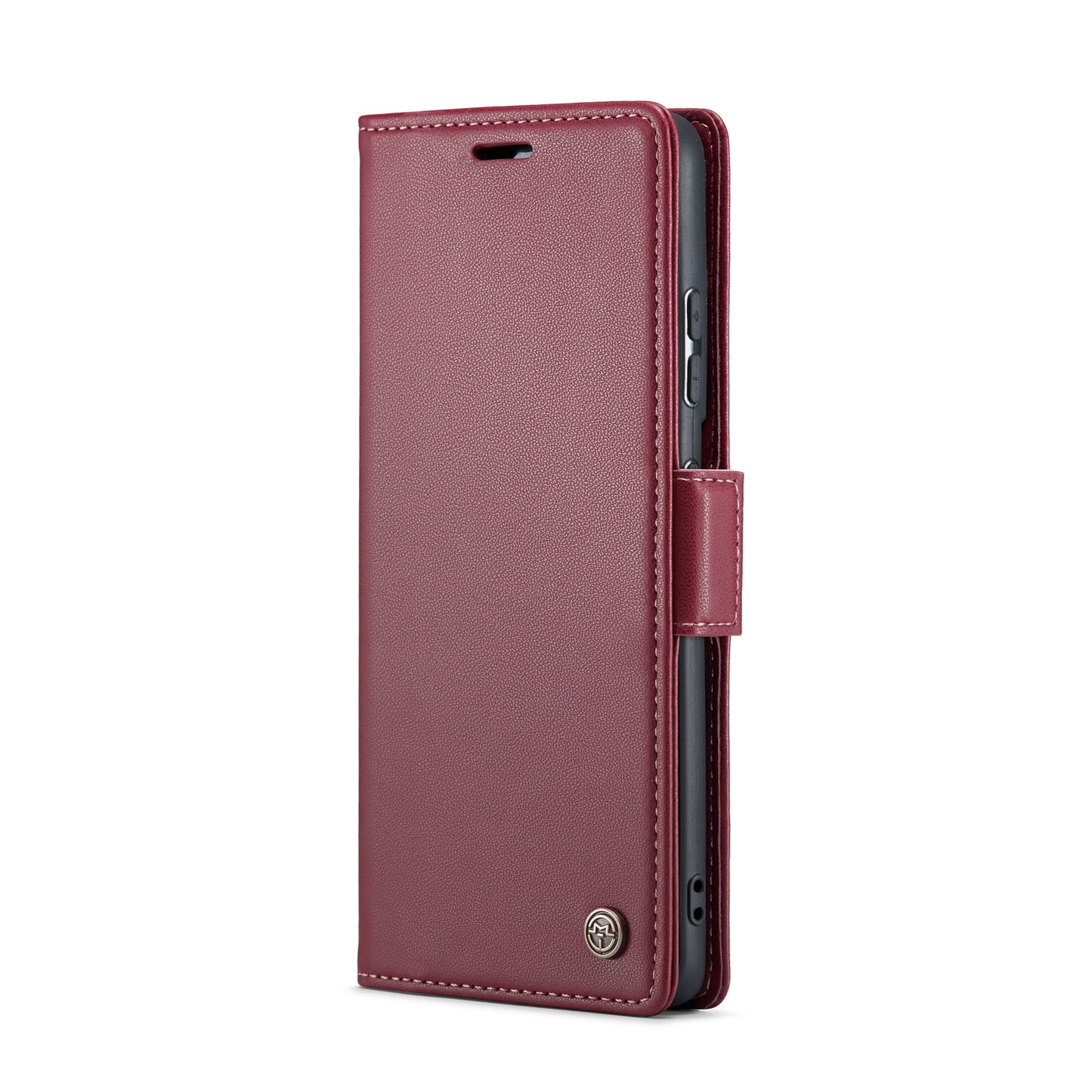 For Samsung Galaxy S21 Ultra 5G Leather Case - RFID Anti-theft, Card Slot, Stand, Litchi Texture