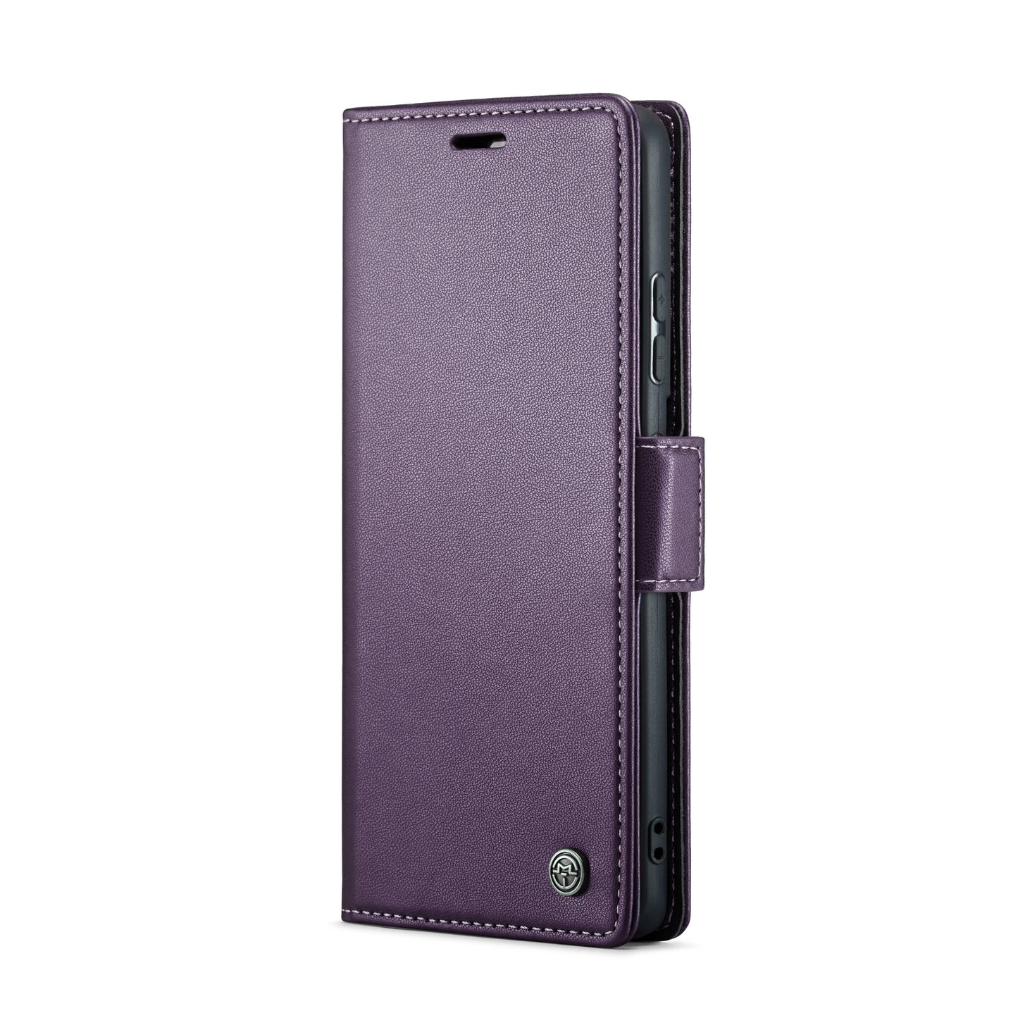 For Samsung Galaxy S21 Ultra 5G Leather Case - RFID Anti-theft, Card Slot, Stand, Litchi Texture