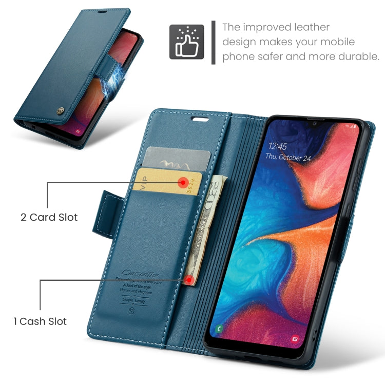 For Samsung Galaxy A40 Case - RFID Anti-theft Litchi Leather with Card Slot & Stand