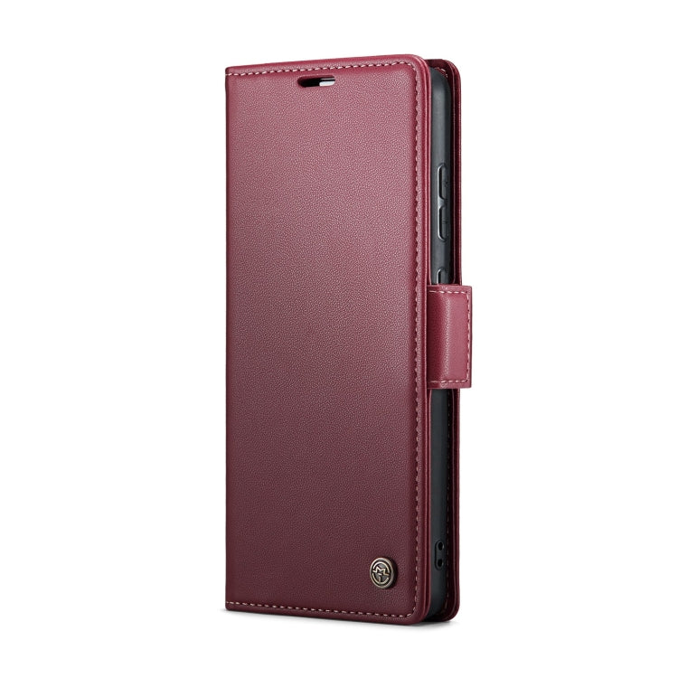 For Samsung Galaxy A51/M40s Case - RFID Litchi Leather with Card Slot & Stand