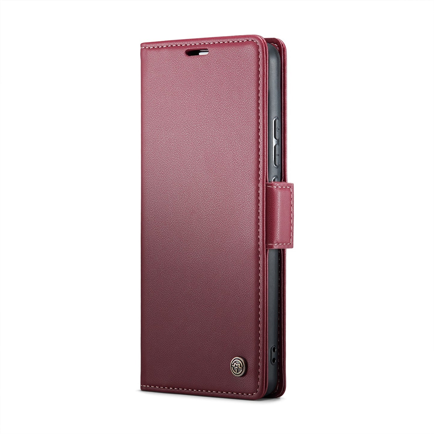 For Samsung Galaxy A72 Case - RFID Blocking Litchi Leather Wallet with Stand & Card Slot