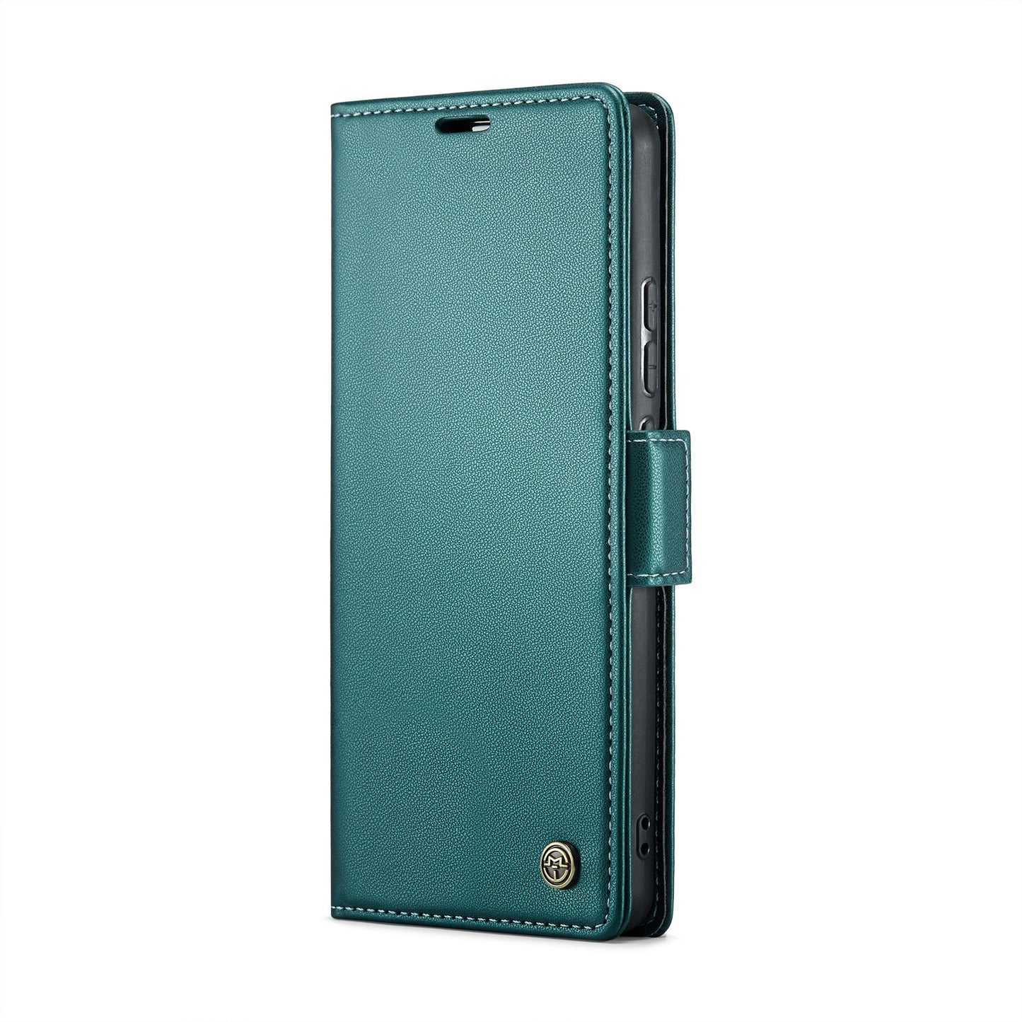 For Samsung Galaxy A72 Case - RFID Blocking Litchi Leather Wallet with Stand & Card Slot