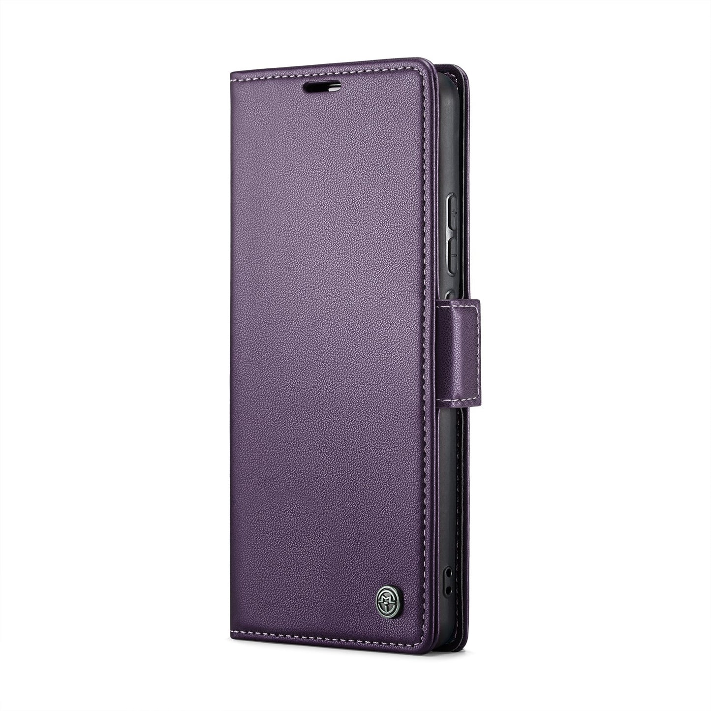 For Samsung Galaxy A72 Case - RFID Blocking Litchi Leather Wallet with Stand & Card Slot