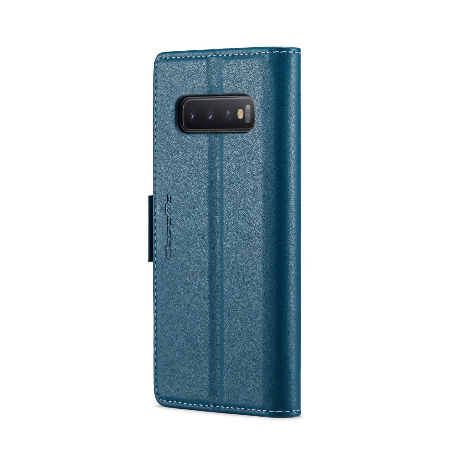 For Samsung Galaxy S10+ Case - RFID Anti-Theft, Butterfly Buckle, Litchi Leather with Card Slot & Stand