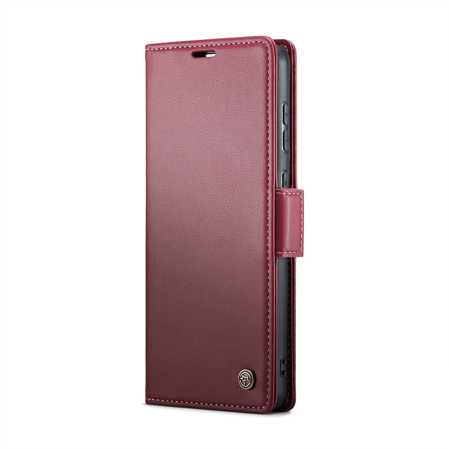 For Samsung Galaxy A20/A30/M10s Case - Butterfly Buckle, Litchi Texture, RFID Anti-theft, Leather Wallet & Stand