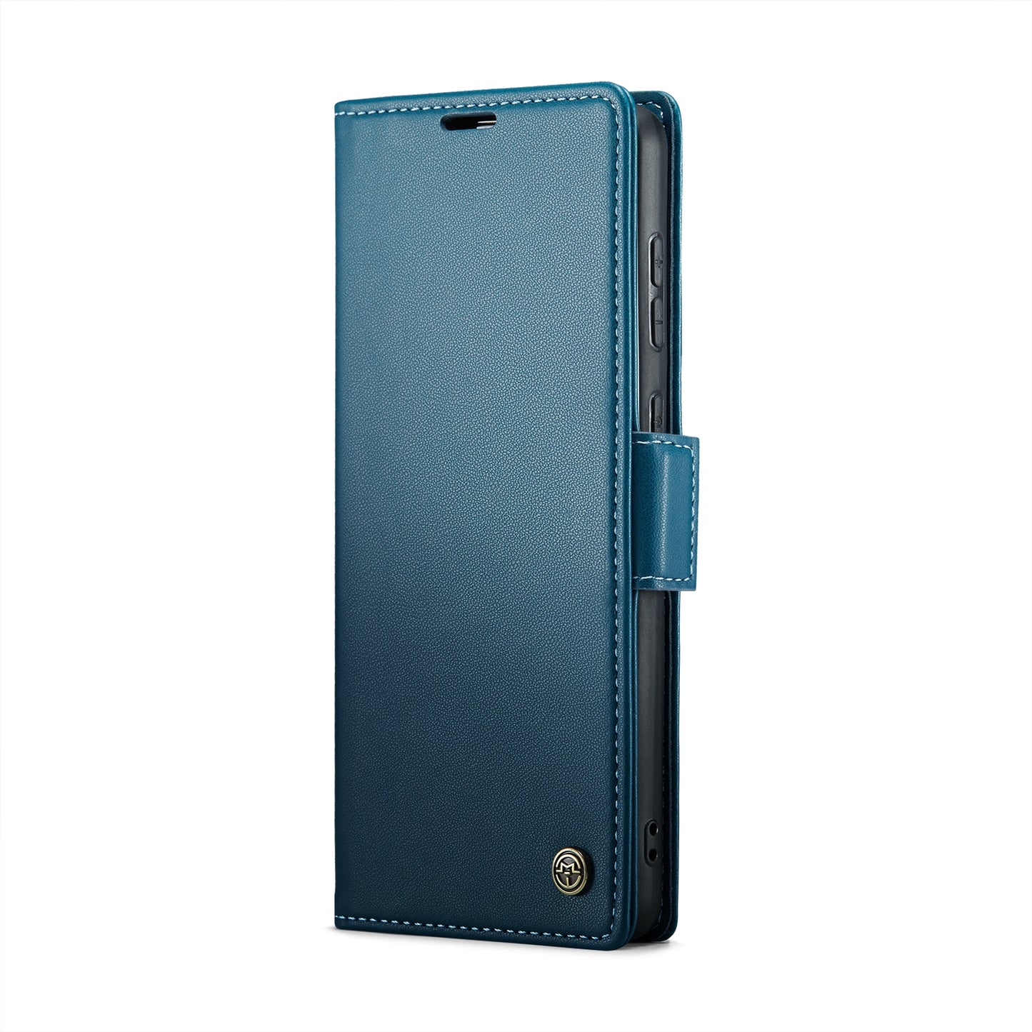 For Samsung Galaxy A20/A30/M10s Case - Butterfly Buckle, Litchi Texture, RFID Anti-theft, Leather Wallet & Stand