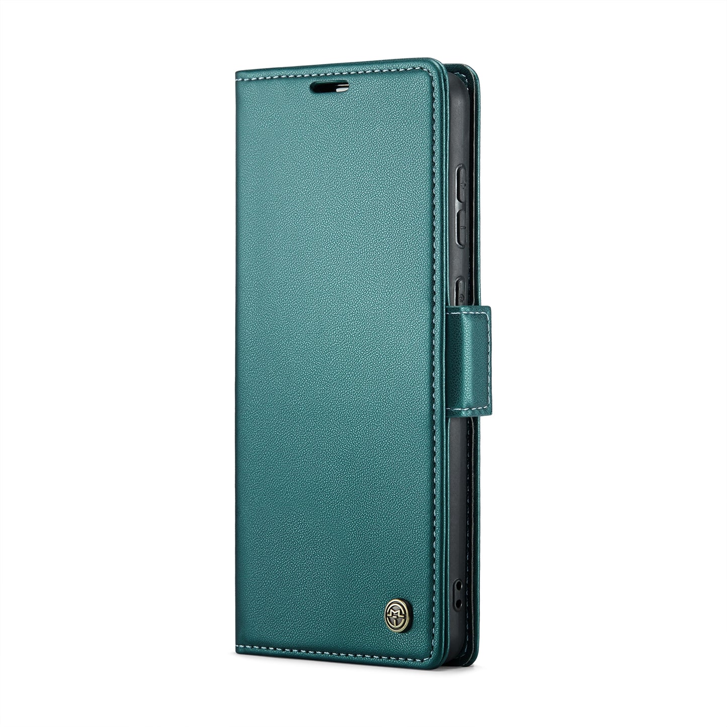 For Samsung Galaxy A20/A30/M10s Case - Butterfly Buckle, Litchi Texture, RFID Anti-theft, Leather Wallet & Stand