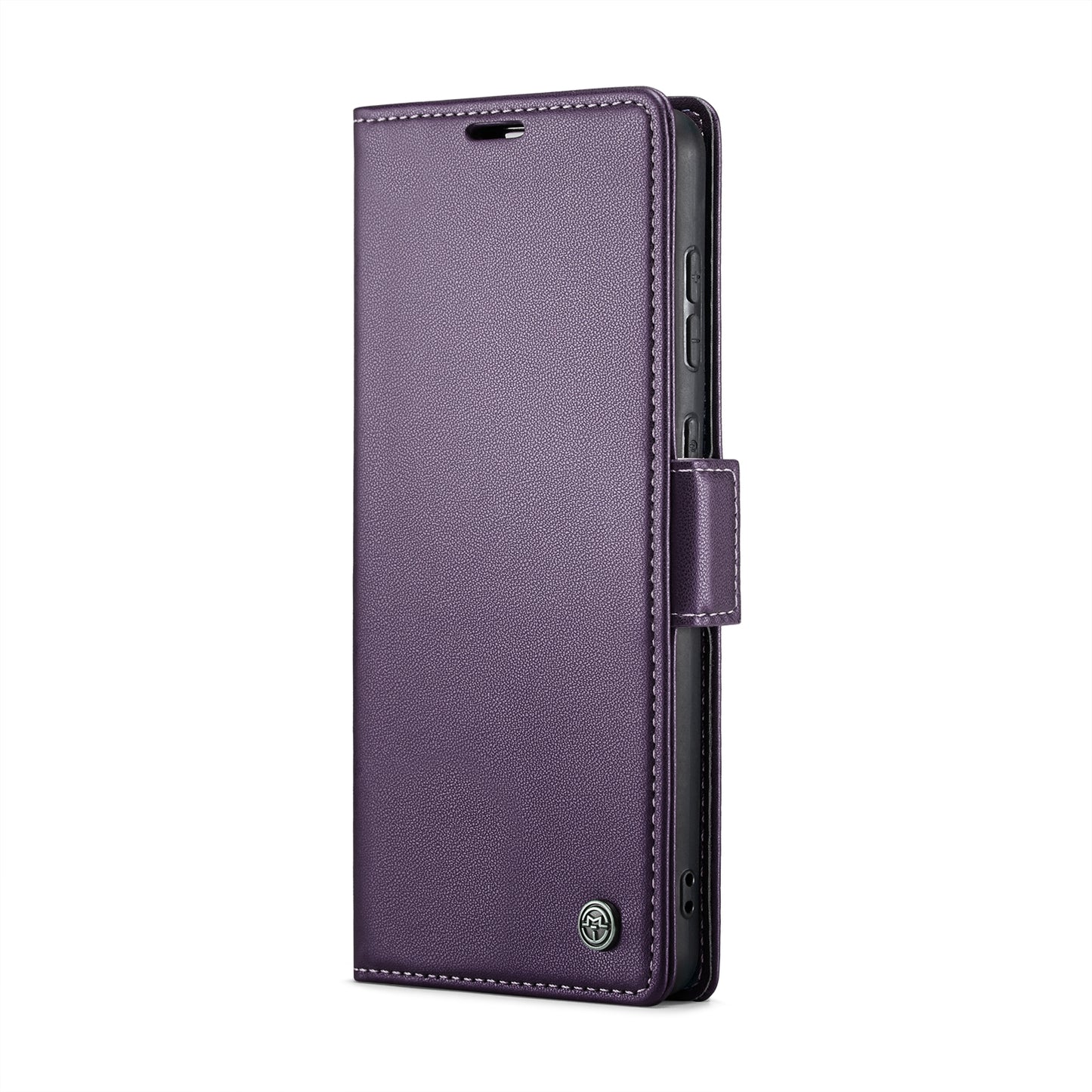 For Samsung Galaxy A20/A30/M10s Case - Butterfly Buckle, Litchi Texture, RFID Anti-theft, Leather Wallet & Stand