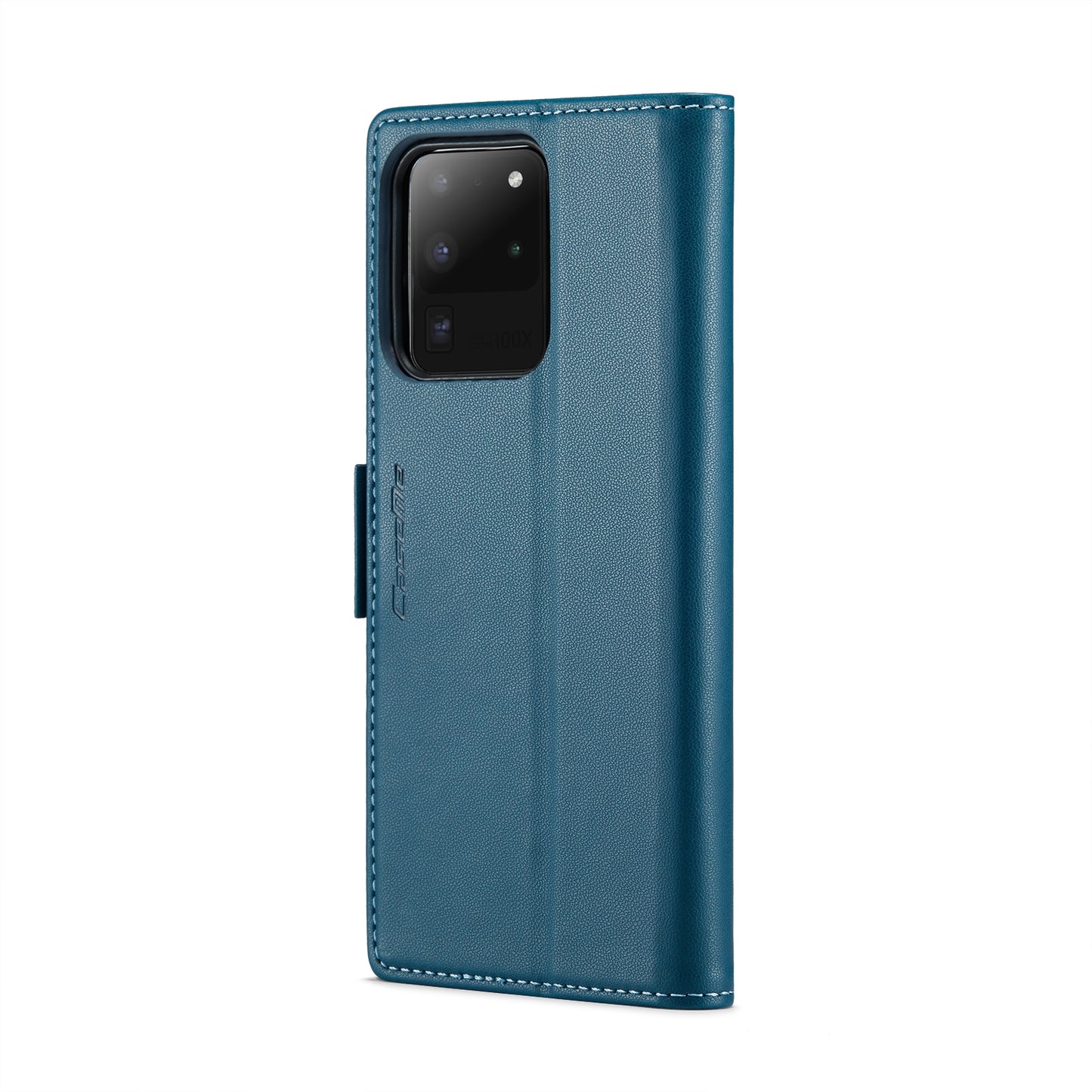 For Samsung Galaxy S20 Ultra Leather Case - RFID, Card Slot, Stand, Litchi Texture