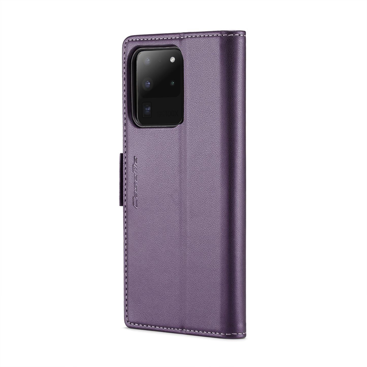 For Samsung Galaxy S20 Ultra Leather Case - RFID, Card Slot, Stand, Litchi Texture