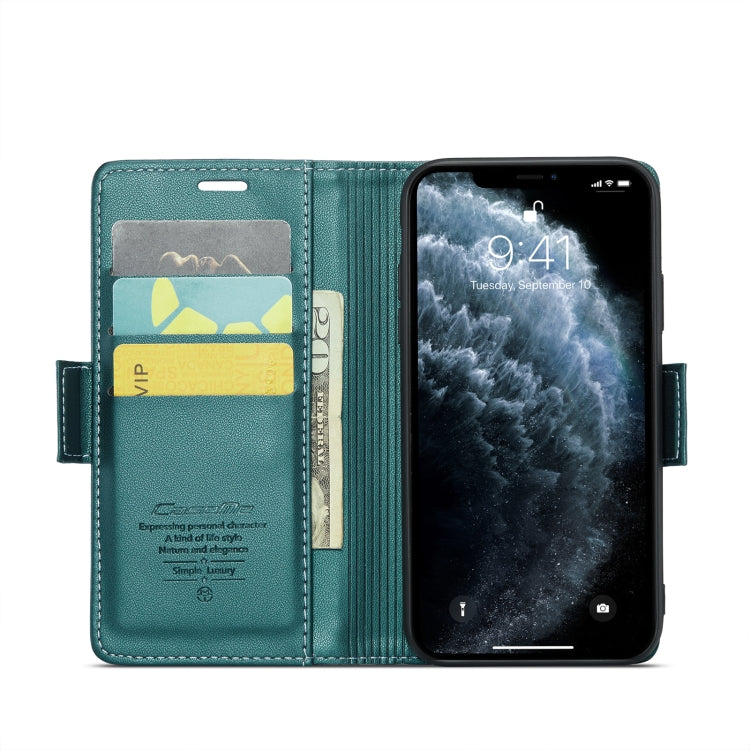 For iPhone 11 Pro Leather Case - RFID Anti-Theft, Butterfly Buckle, Litchi Texture, Card Slot