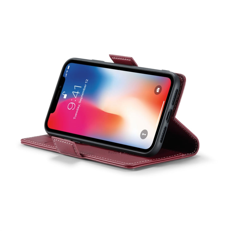 For iPhone XS Leather Case - RFID Anti-Theft, Butterfly Buckle, Litchi Texture, Card Slot