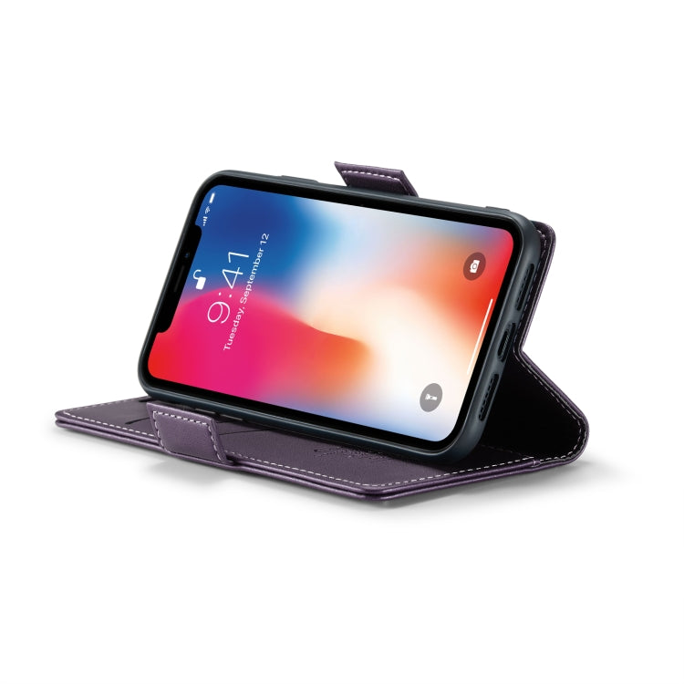 For iPhone XS Leather Case - RFID Anti-Theft, Butterfly Buckle, Litchi Texture, Card Slot