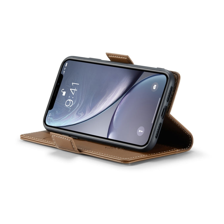 For iPhone XR Leather Case - RFID Anti-Theft, Butterfly Buckle, Litchi Texture, Card Slot